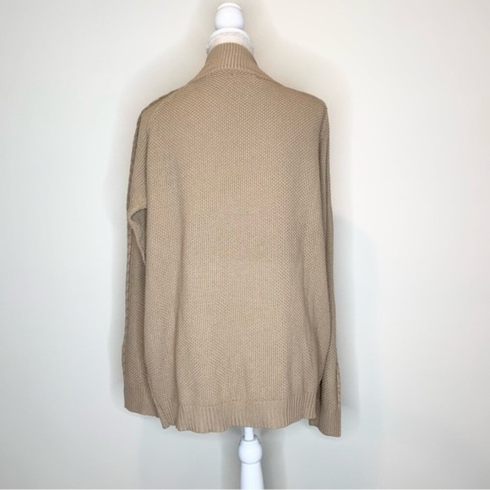 NWOT Coofandy Zipper Front Knit Preppy Cardigan Large - Picture 3 of 6
